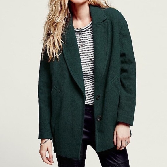 Free people slouchy boyfriend jacket - Picture 4 of 5